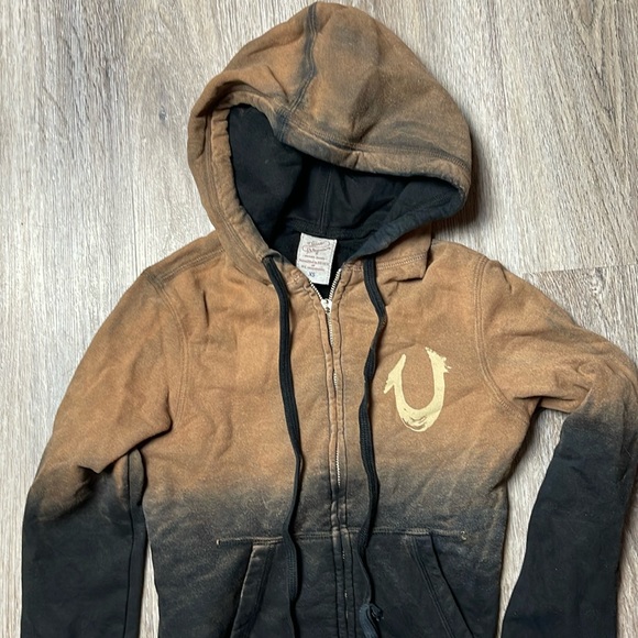 True Religion Hooded Sweatshirt Youth Extra Small - Picture 3 of 12